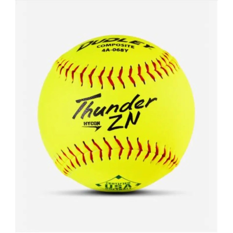Dudley Thunder ZN Hycon 12 USA Slowpitch Softballs 4A068Y