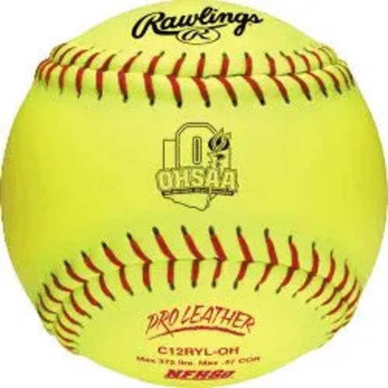 Rawlings Dream Seam 12 Leather Ohio OHSAA Fastpitch Softball C12RYL-OH