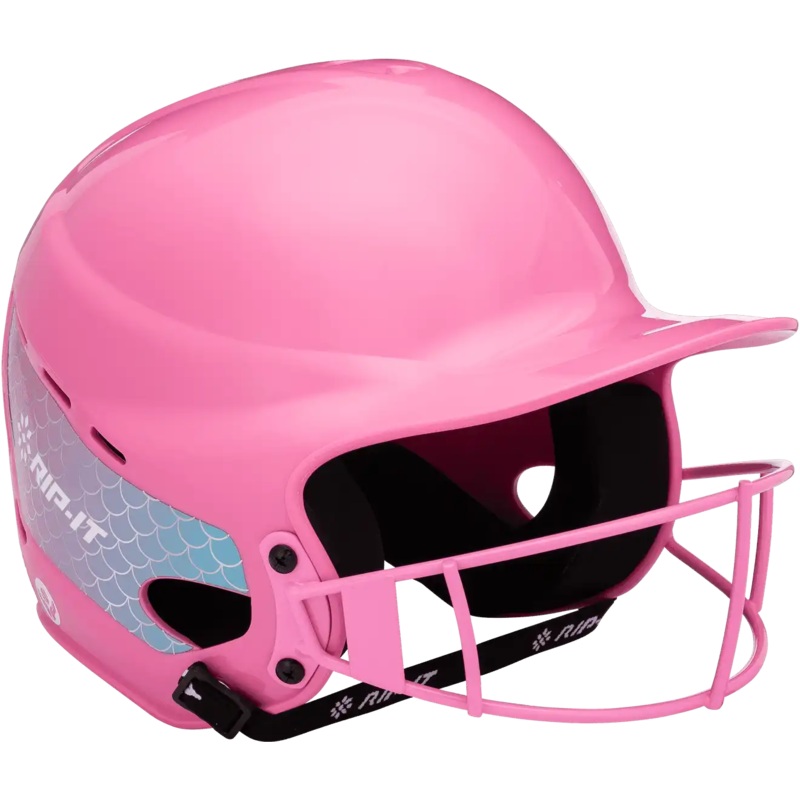 RIP-IT Play Ball Girls Softball Batting Helmet – Gumball Pink