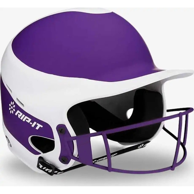 RIP-IT Vision Pro Softball Helmet Two Tone Matte – Purple
