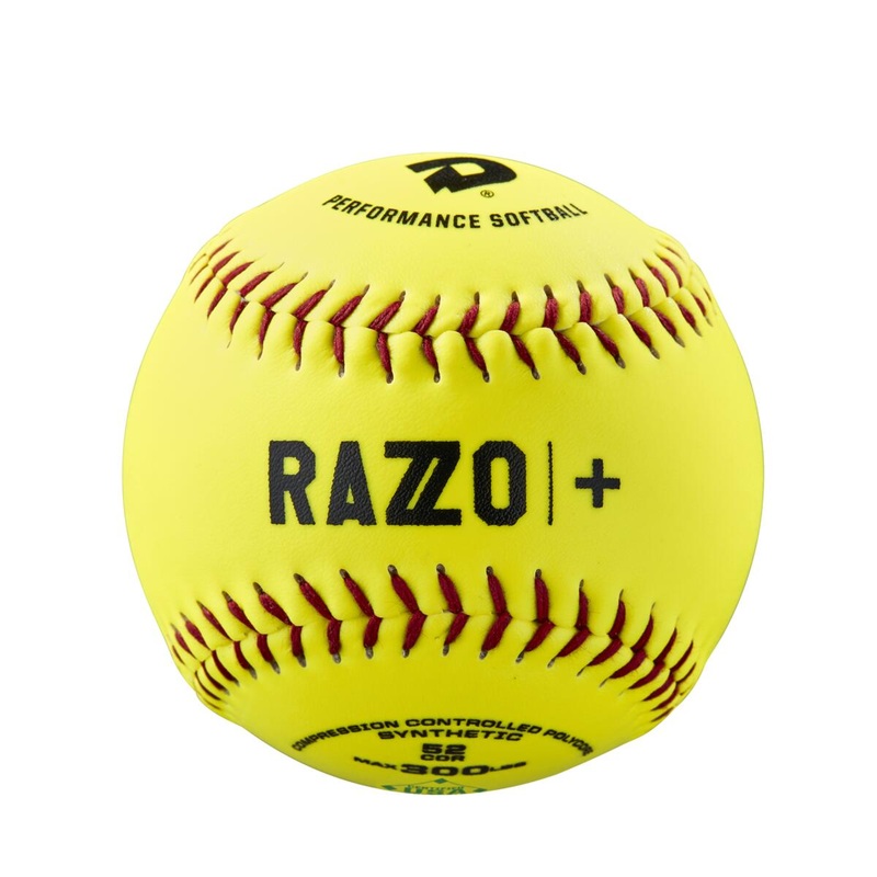 DeMarini USA/ASA 12 Razzo Plus Synthetic Slowpitch Softball WTDRZPS12AB