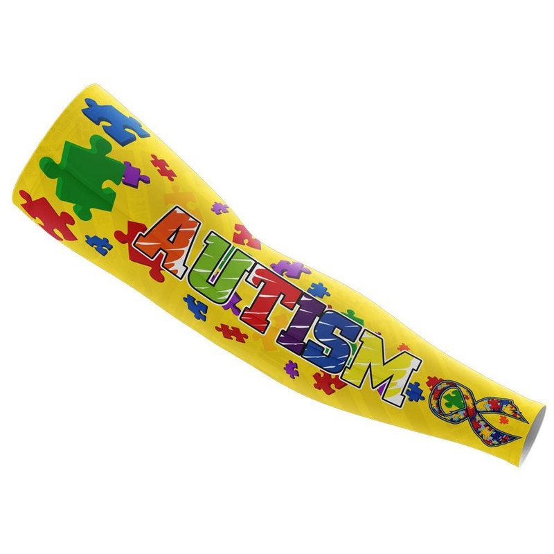 Autism (Yellow) Arm Sleeve|Adult|Youth|S|L
