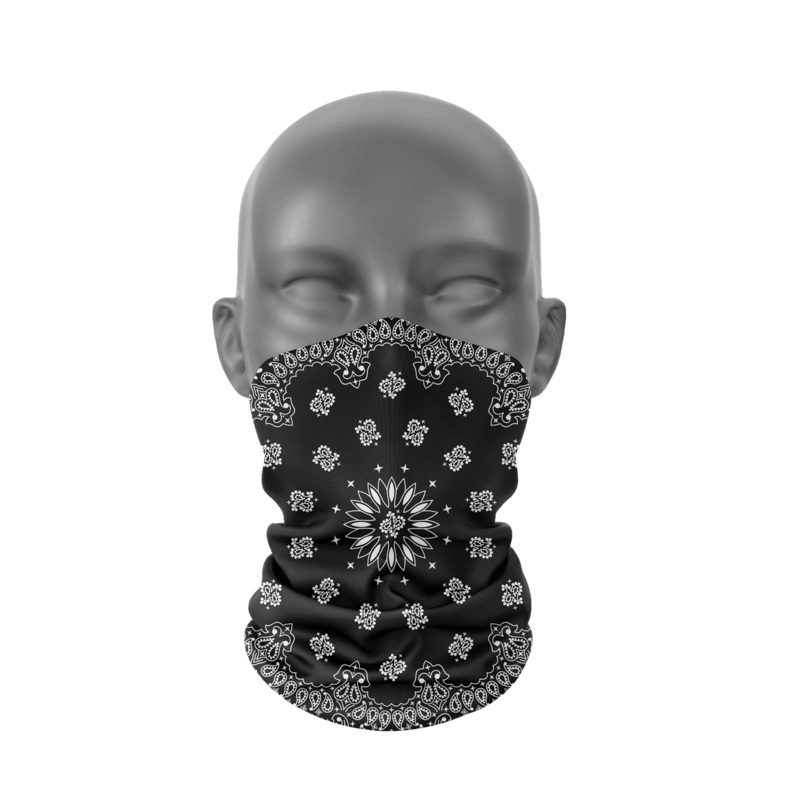 Black Bandana Gaiter|L|M