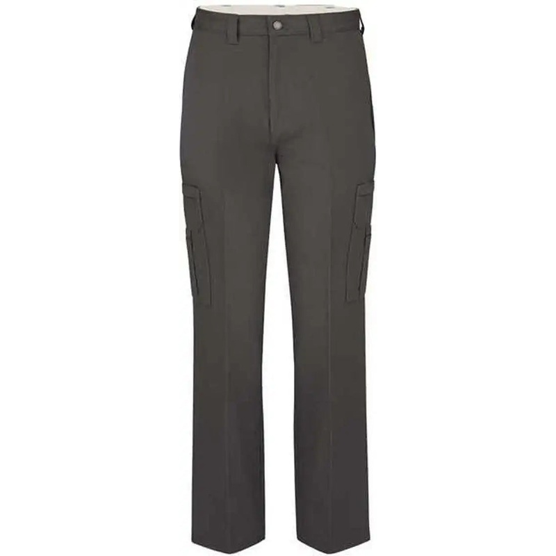 Dickies LP39ODD Industrial Cotton Cargo Pants – Odd Sizes – Charcoal – 37 Unhemmed