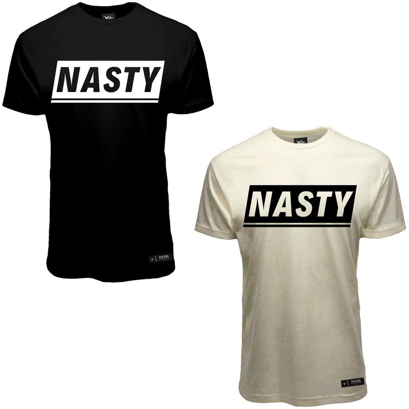 Victus ‘Nasty’ Statement Cotton Short Sleeve T Shirt