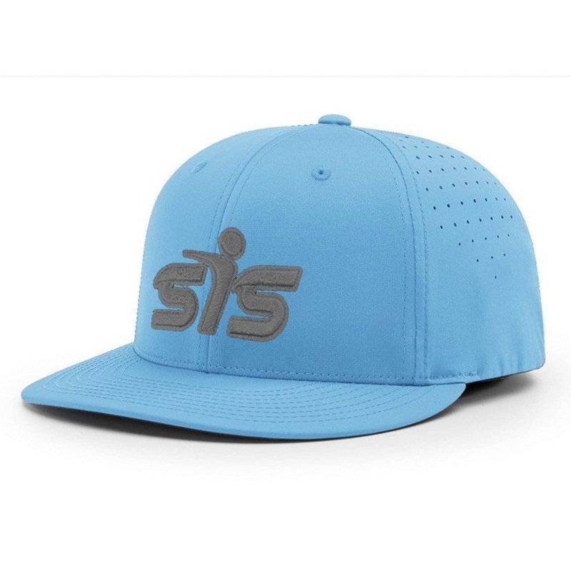 Smash It Sports CA i8503 Performance Hat – New Logo – Carolina/Charcoal