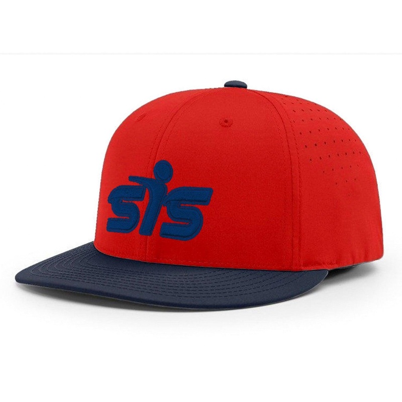 Smash It Sports CA i8503 Performance Hat – New Logo – Red/Navy/Navy