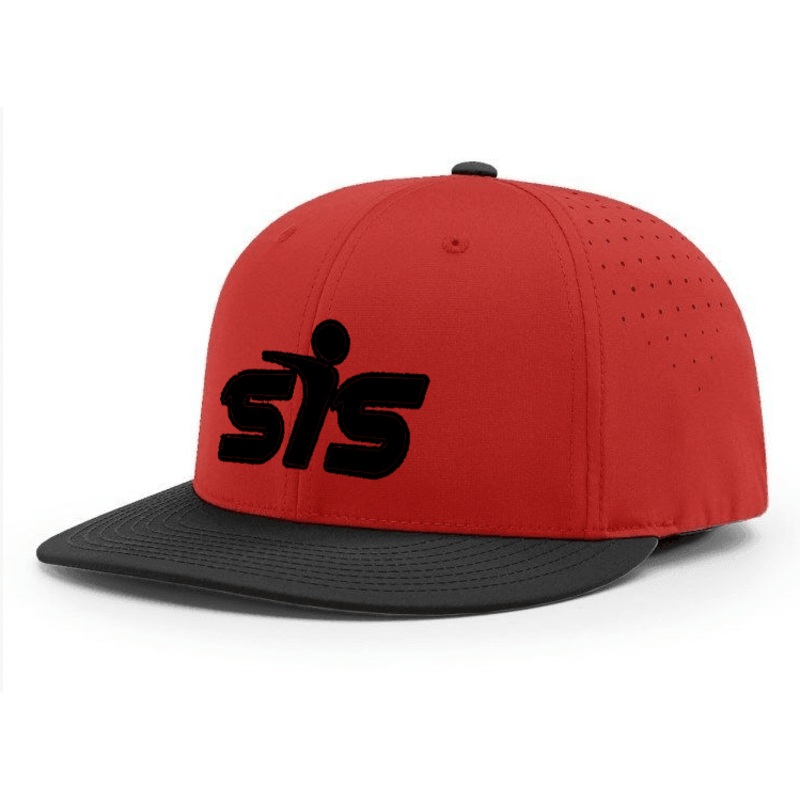 Smash It Sports CA i8503 Performance Hat – Red/Black/Black