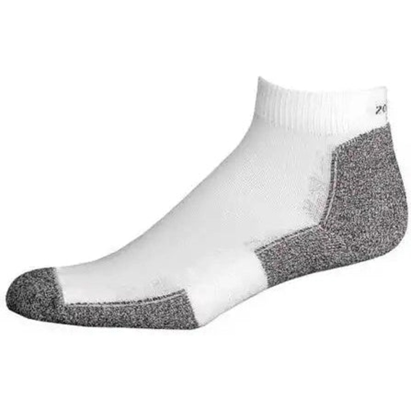 Thor-Lo CoolMaxRun. Mini-Crew Men’s Socks – White Black