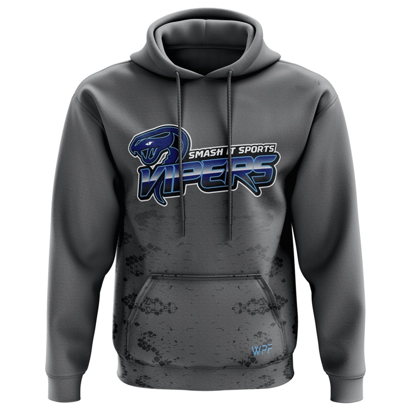 Vipers Hoodie – Charcoal|2X|3X|4X|L|M|S|XL|YL|YM|YS|YXL|YXS