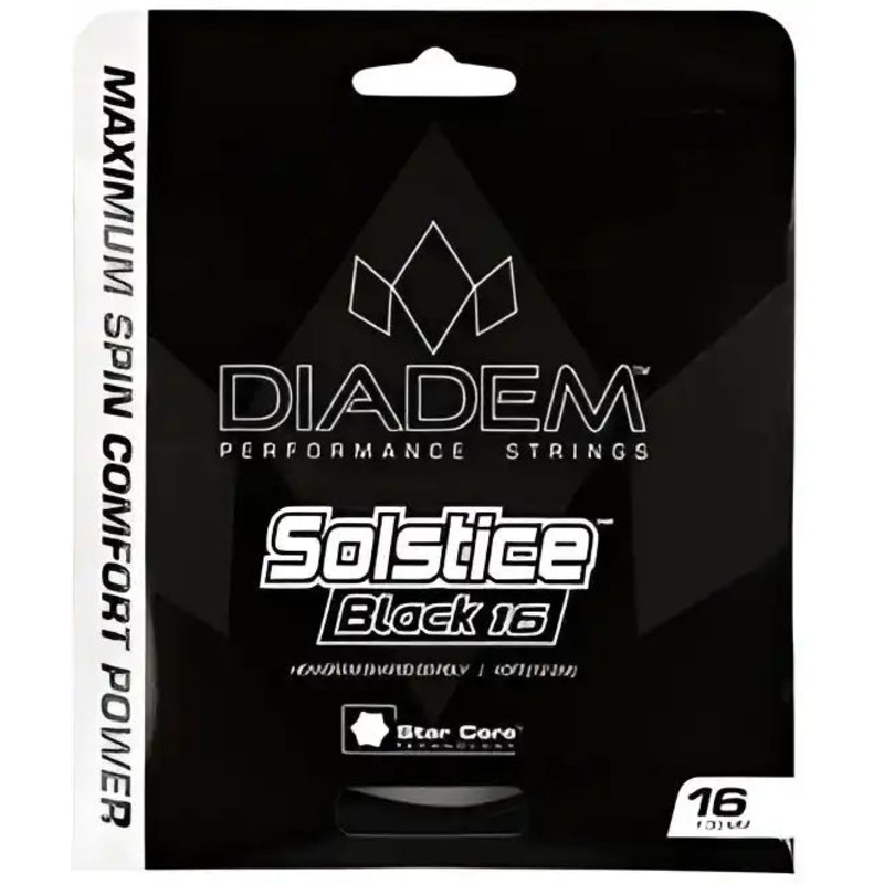 Diadem Solstice Black Tennis String – Black