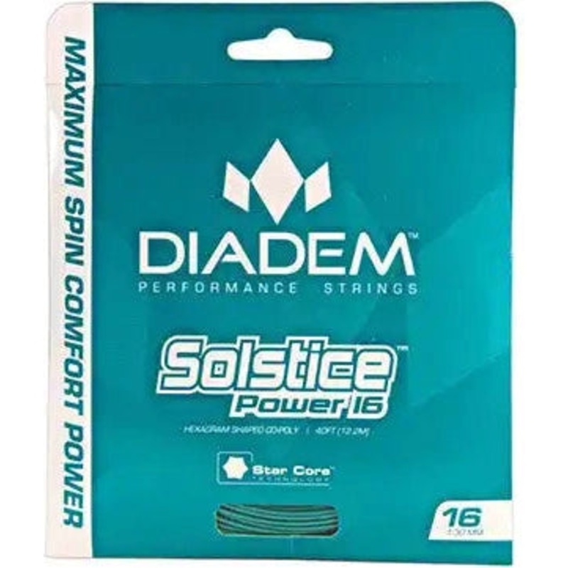 Diadem Solstice Power (Teal) Tennis String – Teal