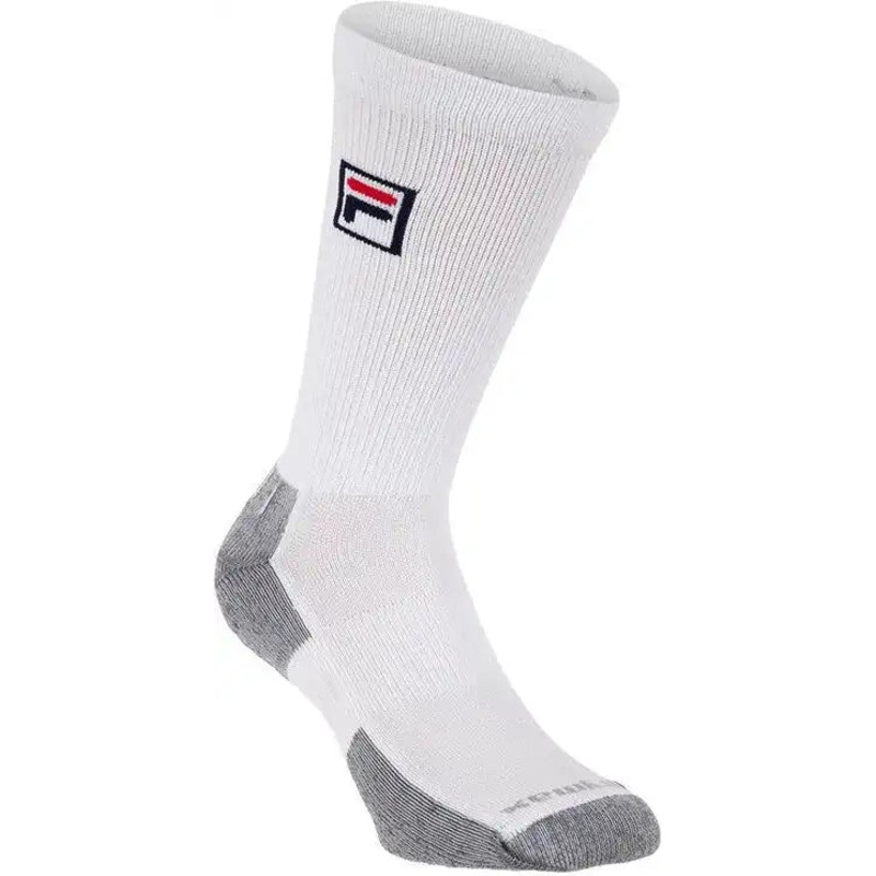 FILA Crew Sock Unisex Socks – White