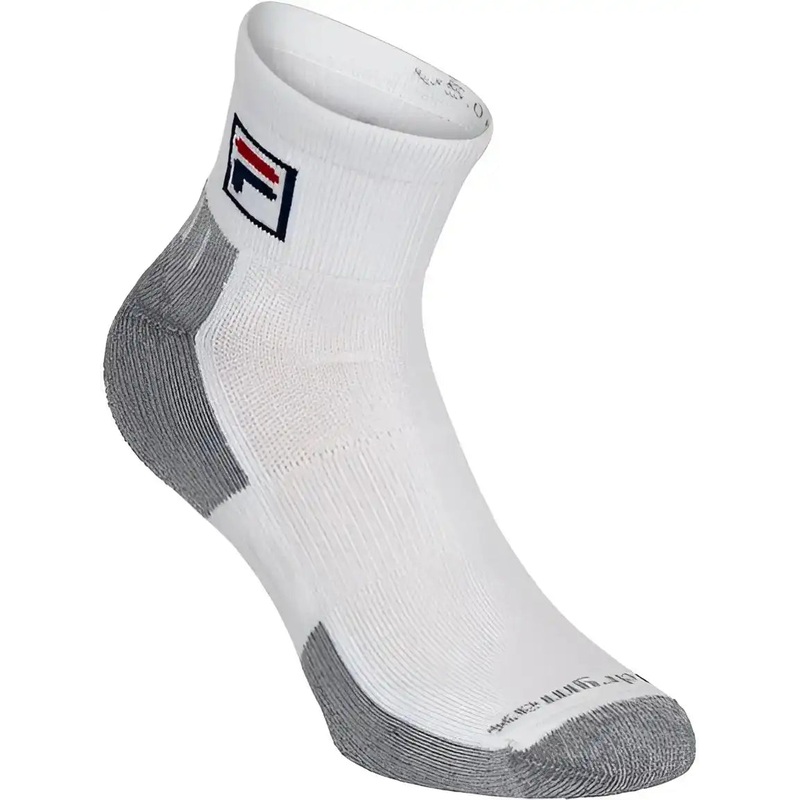 FILA Quarter Crew Sock Unisex – White