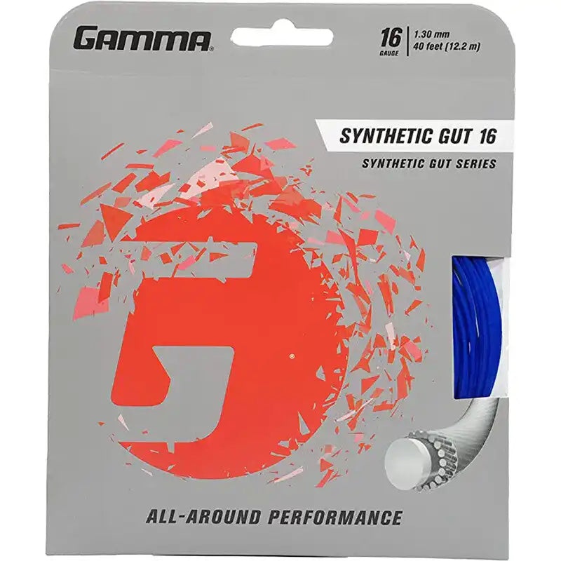 GAMMA Synthetic Gut 16g Tennis String – Yellow