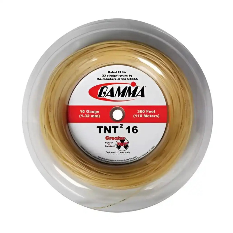 GAMMA TNT 2 Reel 360′ Tennis String – Natural