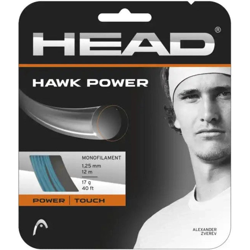 HEAD Hawk Power Tennis String – Petrol