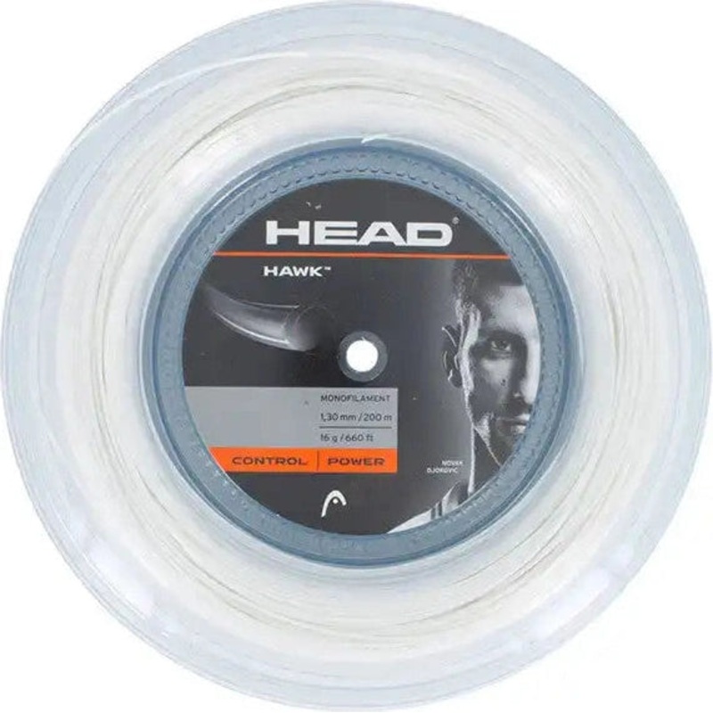 HEAD Hawk Reel 660′ Tennis String – White