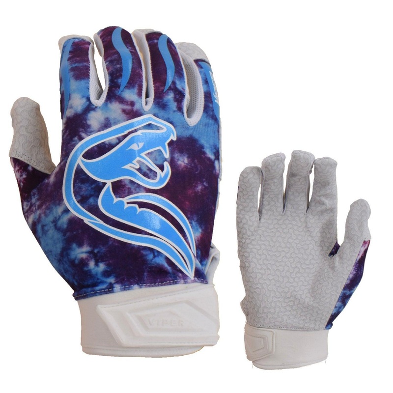 Viper Lite Premium Batting Gloves Leather Palm – Team Edition – Tie Dye