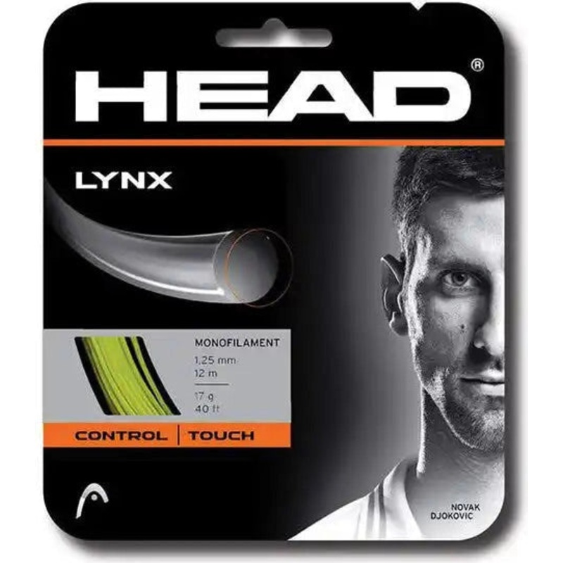 HEAD Lynx 17g Tennis String – Yellow