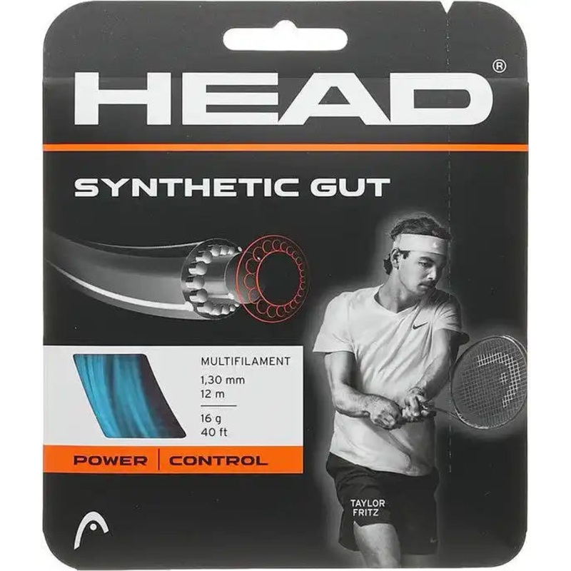 HEAD Synthetic Gut 16g Tennis String – Black