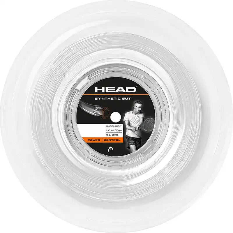 HEAD Synthetic Gut Reel 660′ Tennis String – Black