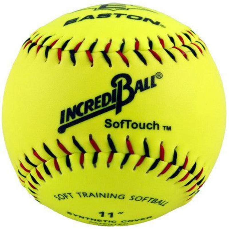 Easton 11 Neon Soft Touch Incrediball Softballs