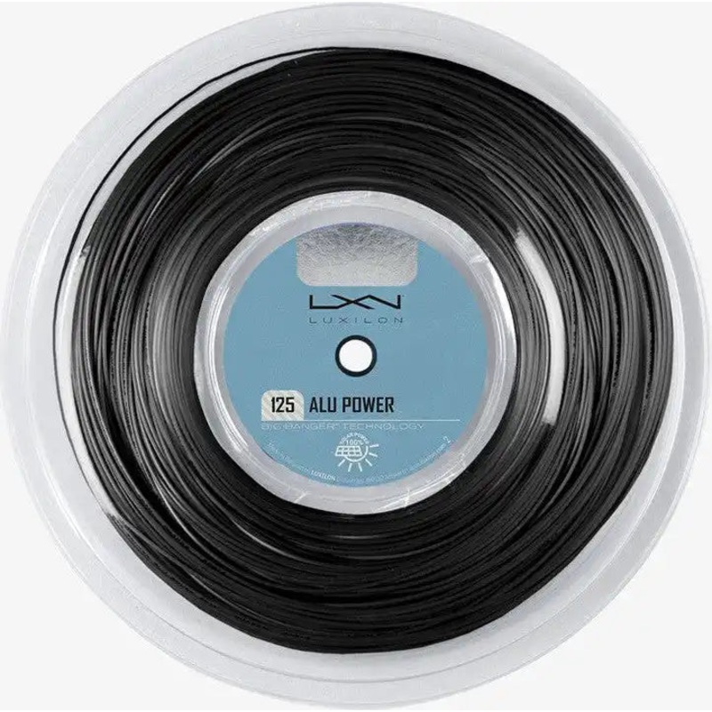 Luxilon ALU Power 125 16L Reel Tennis String – Ice Blue