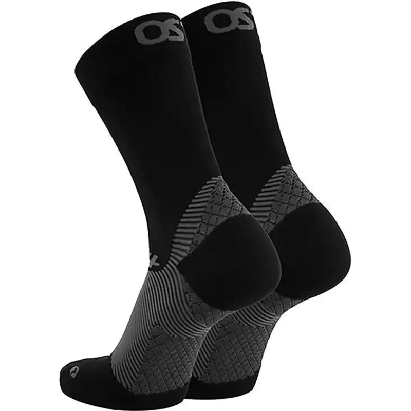 OS1st FS4 Plantar Fasciitis Crew (1x) Socks – Black