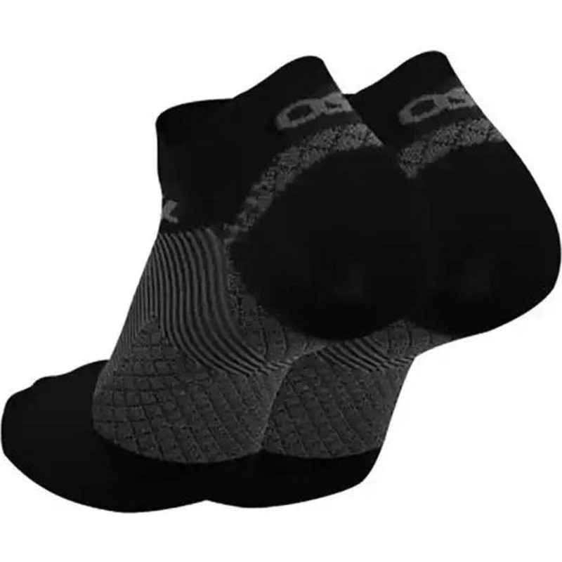 OS1st FS4 Plantar Fasciitis No Show (1x) Socks – Black