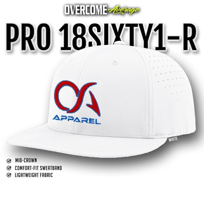 OA Apparel – Pro 18SIXTY1-R Performance Hat – White/Red/Royal