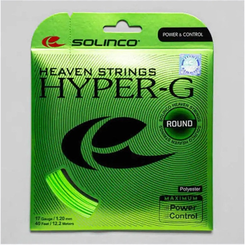 Solinco Hyper-G Round (Lime) Tennis String – Lime