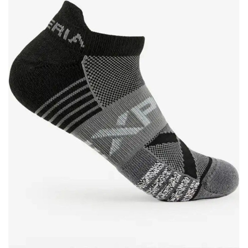 Thor-Lo Experia Ultra Light Padding No-Show Tab Socks – True Blue White