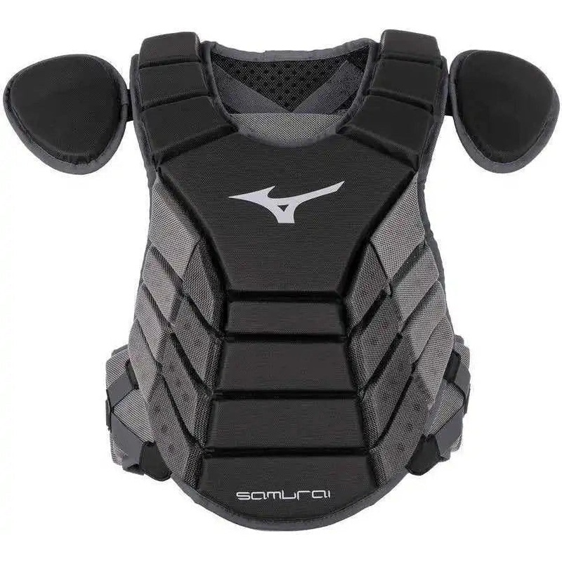 Mizuno Samurai 14 Chest Protector Youth – Black Gray