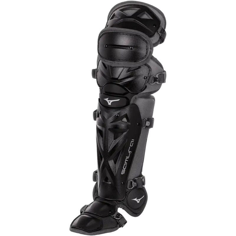 Mizuno Samurai Youth 14 1/2 Shin Guards 380383 – Black Gray