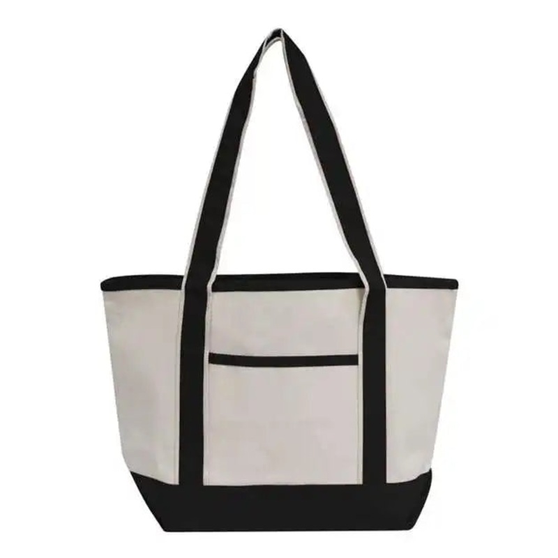Oad OAD102 Promotional Heavyweight Medium Tote Bag – Natural Black