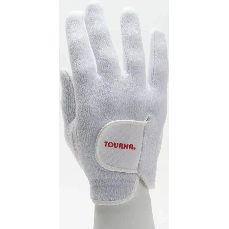 Tourna Men’s Racquet & Paddle Glove Full (R) – White Red