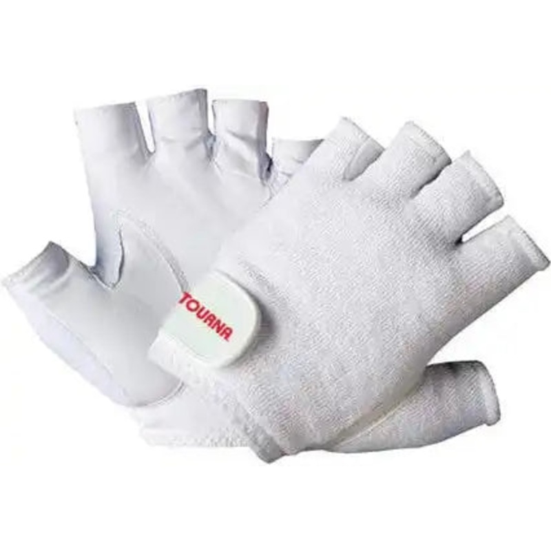Tourna Men’s Racquet & Paddle Glove Half (L) – White Red