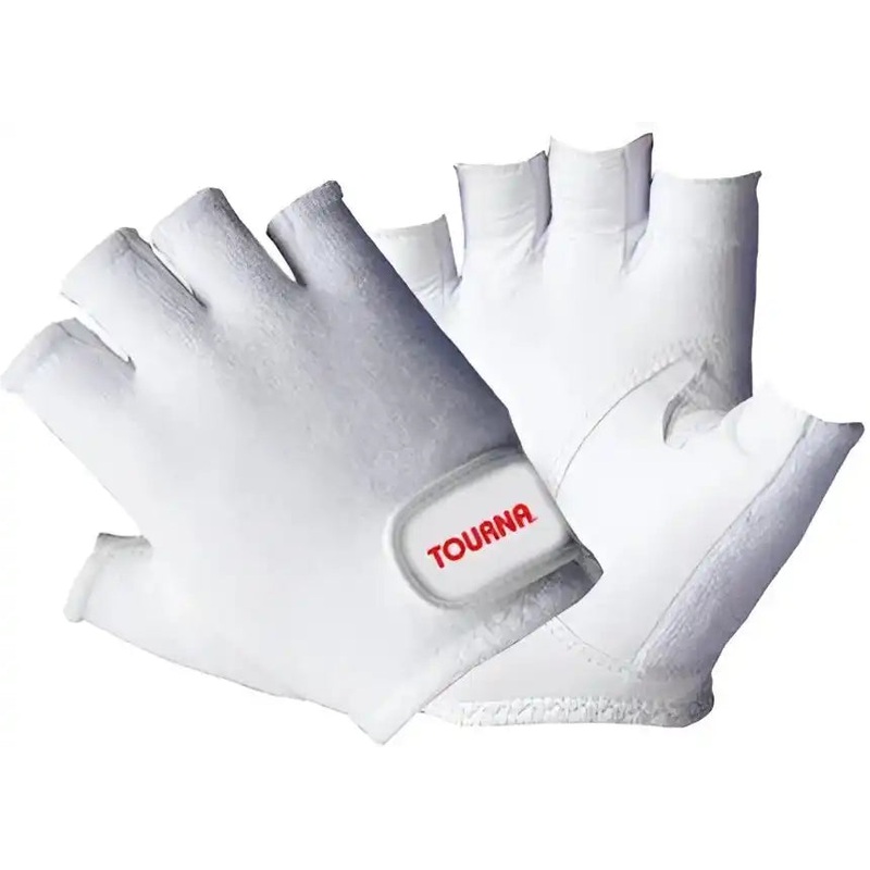 Tourna Men’s Racquet & Paddle Glove Half (R) – White Red