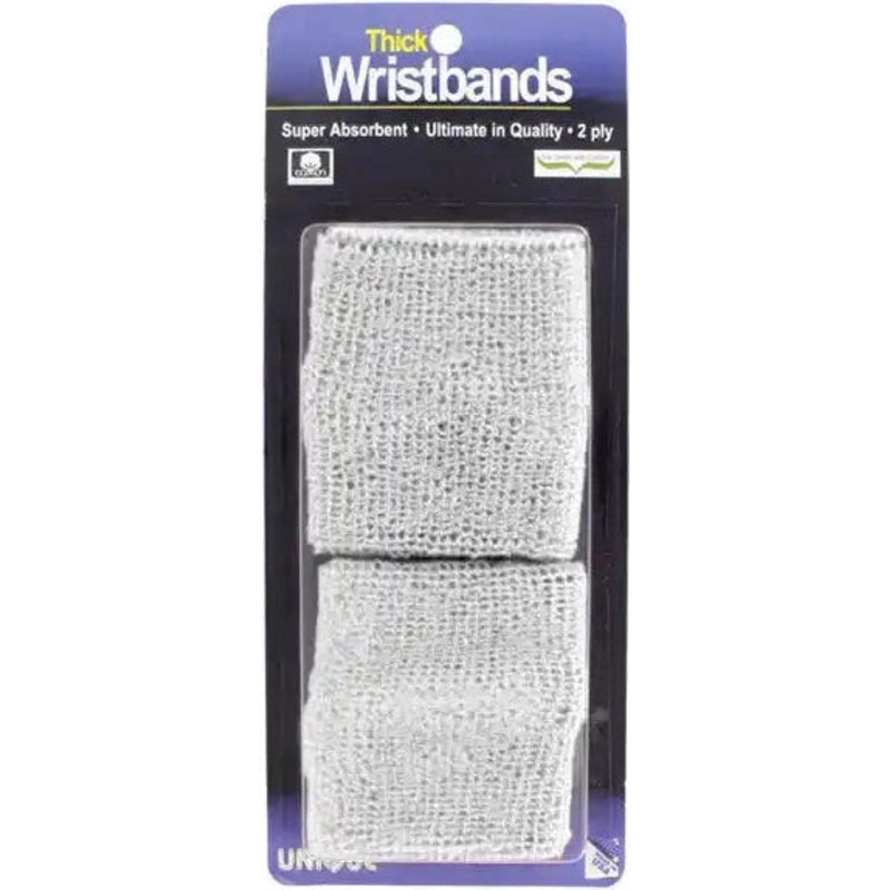 Tourna Superthick Wristbands (2x) – Red