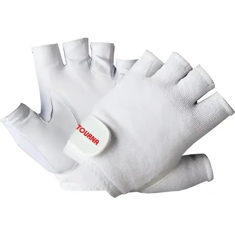 Tourna Women’s Racquet & Paddle Glove Half (L) – White Red