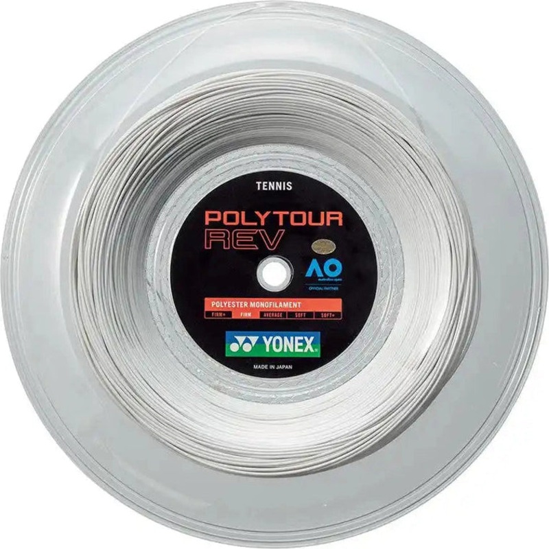 Yonex Polytour REV 125 656′ Reel Tennis String – White