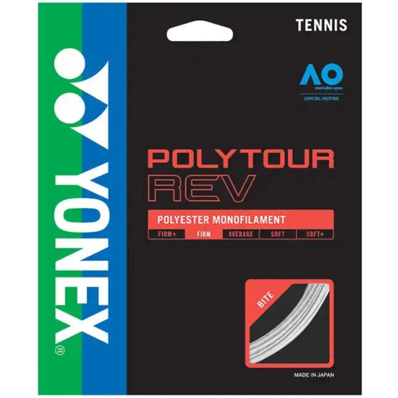 Yonex Polytour REV 125 Tennis String – White