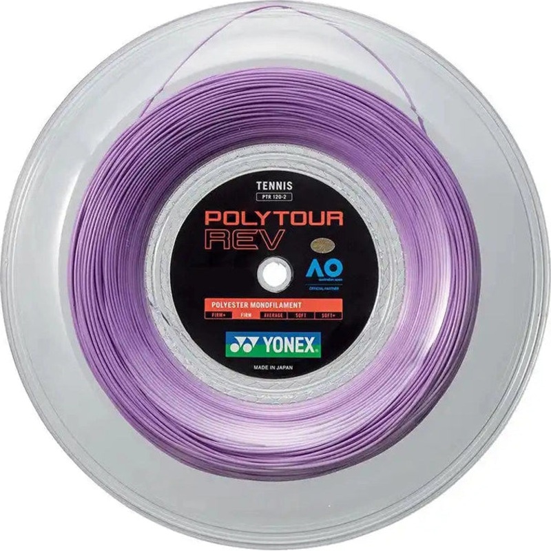 Yonex Polytour REV 130 656′ Reel Tennis String – Purple