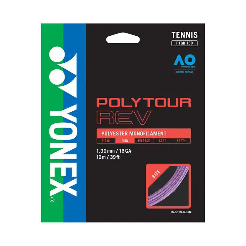 Yonex Polytour REV 130 Tennis String – White