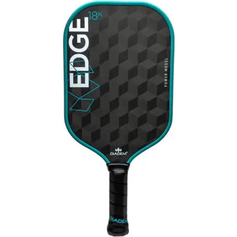 Diadem Edge 18k Power Pickleball Paddle – Black Teal
