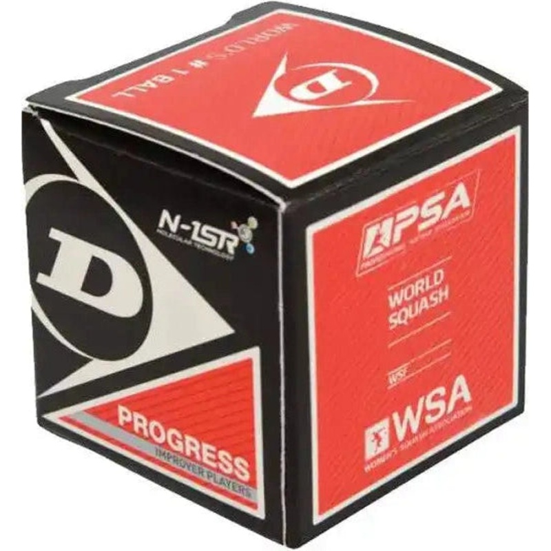 Dunlop Progress Squash Balls 1x – Black