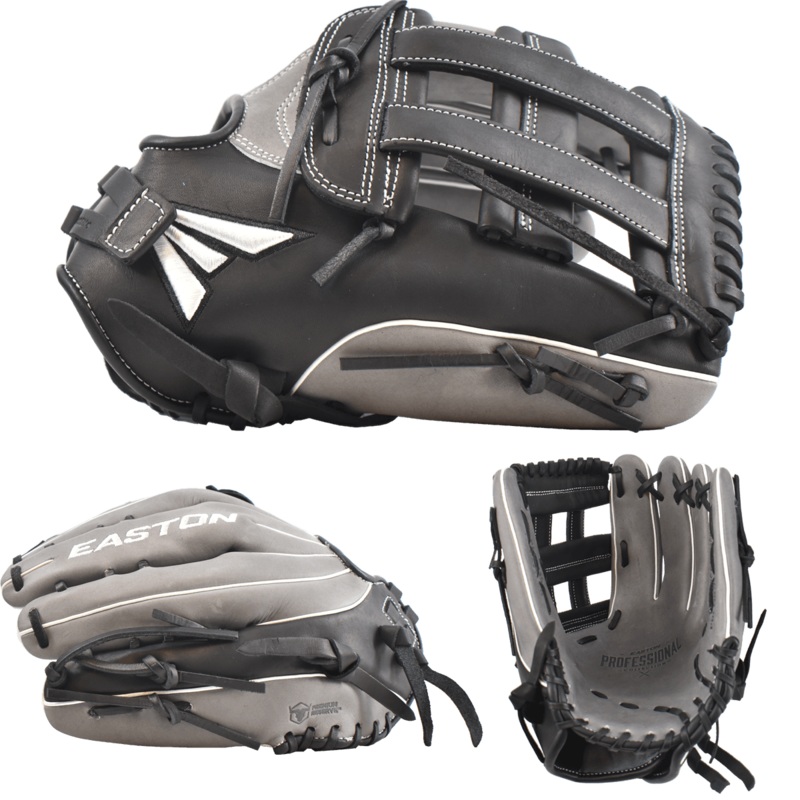 Easton Professional Collection Slowpitch Softball Glove (BK/GY/WH)