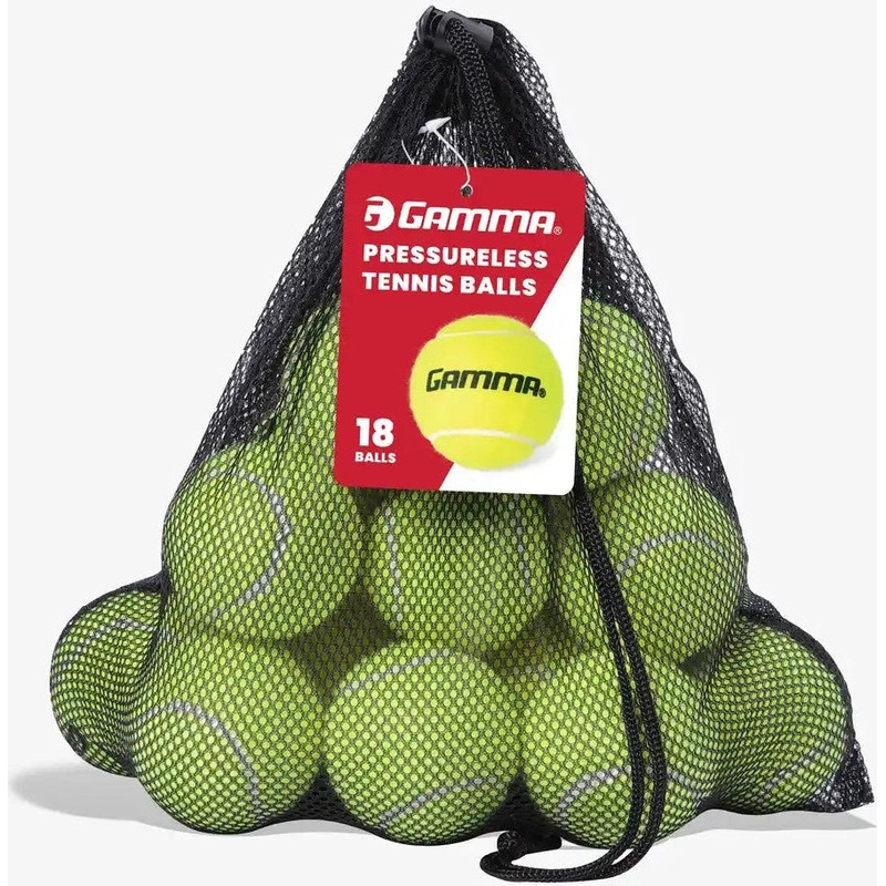 GAMMA Bag-O-Pressureless Balls 18x – Yellow