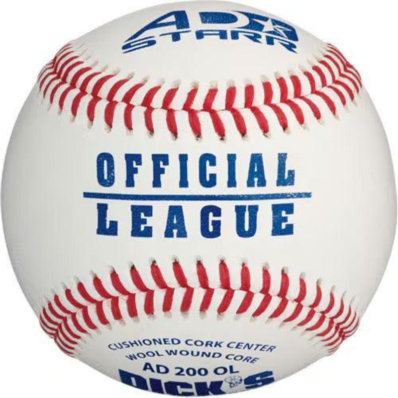 AD STARR Official League Baseballs (Ages 16 & Under) – AD 200 OL